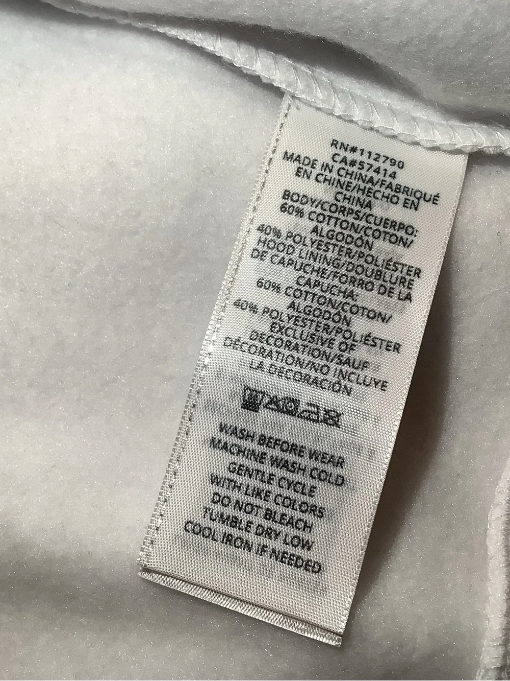 True Religion - Horseshoe Filled Allover Print Zip Hoodie, color white, size: M